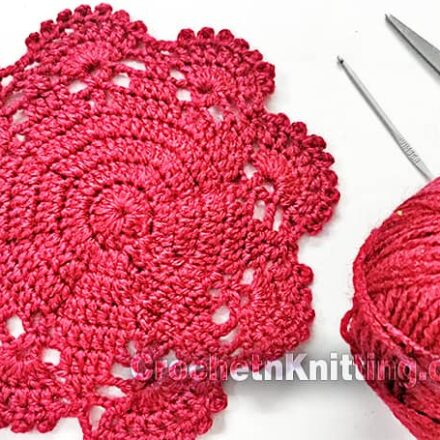 Circular Color Crochet Circular Two Color Pattern - Crochet & Knitting